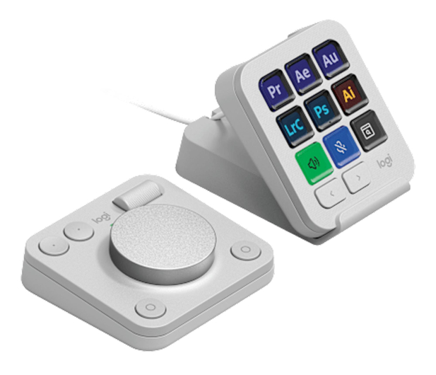 Logitech MX Creative Console Jasnoszary - 1371047 - zdjęcie